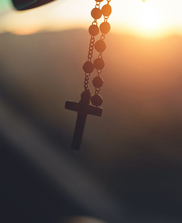 Rosary in Sunset